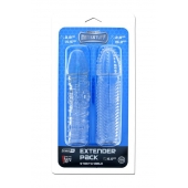Комплект из 2 прозрачных насадок на пенис PENIS EXTENDER PACK - Dream Toys - в Ангарске купить с доставкой