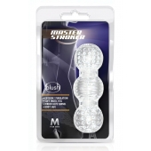 Прозрачный фигурный мастурбатор Master Stroker - Blush Novelties - в Ангарске купить с доставкой