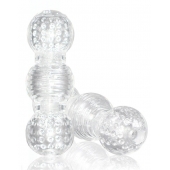 Прозрачный фигурный мастурбатор Master Stroker - Blush Novelties - в Ангарске купить с доставкой