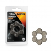 Дымчатое эрекционное кольцо Stay Hard Thick Bead Cock Ring - Blush Novelties - в Ангарске купить с доставкой