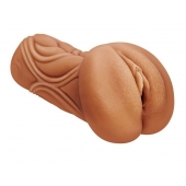 Кофейный мастурбатор-вагина Dumpling - Lola Games - в Ангарске купить с доставкой