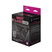 Черный пояс для насадок BEST CLASS STRAP - LOVETOY (А-Полимер) - купить с доставкой в Ангарске