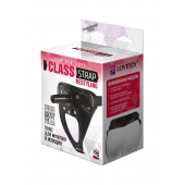 Черный пояс для насадок CLASS STRAP Restyling - LOVETOY (А-Полимер) - купить с доставкой в Ангарске