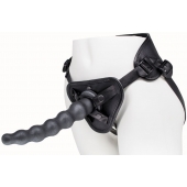Пояс харнесс BEST UNI strap с 2 насадками - 18 и 22 см. - LOVETOY (А-Полимер) - купить с доставкой в Ангарске