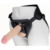 Пояс харнесс BEST UNI strap с 2 насадками - 18 и 22 см. - LOVETOY (А-Полимер) - купить с доставкой в Ангарске