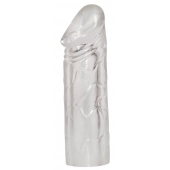 Удлиняющая насадка на пенис Mega Dick Sleeve Transparent - Orion - в Ангарске купить с доставкой