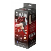 Вибрострапон Woman Midi с вагинальной пробкой - 22 см. - LOVETOY (А-Полимер) - купить с доставкой в Ангарске