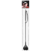 Черный стек с наконечником-сердечком - 54 см. - Notabu - купить с доставкой в Ангарске