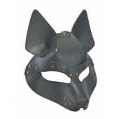 Серая маска Wolf с клепками - Sitabella - купить с доставкой в Ангарске