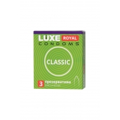 Гладкие презервативы LUXE Royal Classic - 3 шт. - Luxe - купить с доставкой в Ангарске