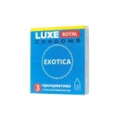 Текстурированные презервативы LUXE Royal Exotica - 3 шт. - Luxe - купить с доставкой в Ангарске