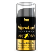 Жидкий интимный гель с эффектом вибрации Vibration! Vodka Energy - 15 мл. - INTT - купить с доставкой в Ангарске