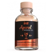 Массажный гель с согревающим эффектом Aperol - 30 мл. - INTT - купить с доставкой в Ангарске