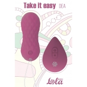 Фиолетовые вагинальные виброшарики Dea с пультом ДУ - Lola Games