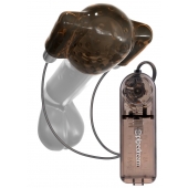 Дымчатый вибростимулятор головки пениса Dual Vibrating Head Teaser - Pipedream - в Ангарске купить с доставкой