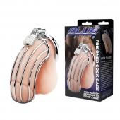 Металлическая клетка Prisoner Cock Сage с замком - BlueLine - купить с доставкой в Ангарске