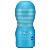 Мастурбатор с охлаждающей смазкой TENGA Original Vacuum Cup Cool - Tenga - в Ангарске купить с доставкой