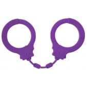Фиолетовые силиконовые поножи Limitation - Lola Games - купить с доставкой в Ангарске