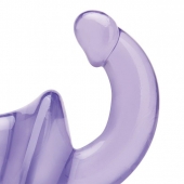 Фиолетовый безремневой страпон Strapless Strap-On - Lux Fetish - купить с доставкой в Ангарске