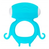 Голубое виброкольцо на пенис Sair - A-toys - в Ангарске купить с доставкой