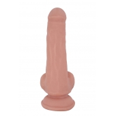 Телесный фаллоимитатор-реалистик Dual Density Dildo - 20 см. - Dream Toys