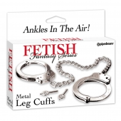 Металлические наручники Metal Leg Cuffs - Pipedream - купить с доставкой в Ангарске