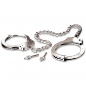 Металлические наручники Metal Leg Cuffs - Pipedream - купить с доставкой в Ангарске
