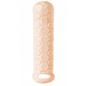 Телесный фаллоудлинитель Homme Long - 15,5 см. - Lola Games - в Ангарске купить с доставкой