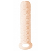 Телесный фаллоудлинитель Homme Long - 13,5 см. - Lola Games - в Ангарске купить с доставкой
