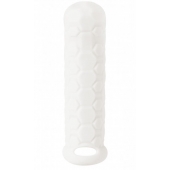 Белый фаллоудлинитель Homme Long - 15,5 см. - Lola Games - в Ангарске купить с доставкой