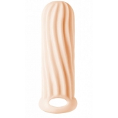Телесный фаллоудлинитель Homme Wide - 13 см. - Lola Games - в Ангарске купить с доставкой