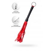 Красно-черный флоггер Anonymo - 28 см. - ToyFa - купить с доставкой в Ангарске