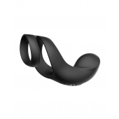 Черное эрекционное кольцо Benedict для стимуляции промежности - Svakom - в Ангарске купить с доставкой