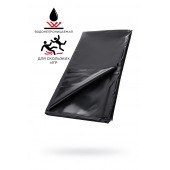 Черная простыня для секса из ПВХ - 220 х 200 см. - ToyFa - купить с доставкой в Ангарске