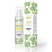 Разогревающее массажное масло Gourmet Spearmint Organic с органическими ингредиентами - 50 мл. - Exsens - купить с доставкой в Ангарске