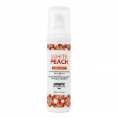 Разогревающее массажное масло Gourmet White Peach Organic с органическими ингредиентами - 50 мл. - Exsens - купить с доставкой в Ангарске