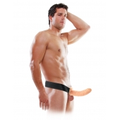 Полый страпон 8  Hollow Strap-On телесного цвета - 19 см. - Pipedream - купить с доставкой в Ангарске