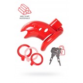 Красный мужской пояс верности из пластика - ToyFa - купить с доставкой в Ангарске