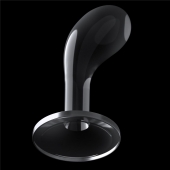 Прозрачный стимулятор простаты Flawless Clear Prostate Plug - 15 см. - Lovetoy - в Ангарске купить с доставкой