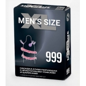 Стимулирующая насадка на пенис MEN SIZE 999 - Sitabella - в Ангарске купить с доставкой