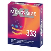 Стимулирующая насадка на пенис MEN SIZE 333 - Sitabella - в Ангарске купить с доставкой