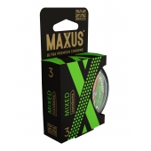 Презервативы в пластиковом кейсе MAXUS AIR Mixed - 3 шт. - Maxus - купить с доставкой в Ангарске