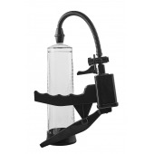 Прозрачная вакуумная помпа Pistol Penis Pump - Dream Toys - в Ангарске купить с доставкой