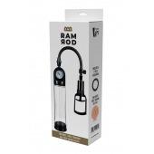 Прозрачная вакуумная помпа с манометром Deluxe Penis Pump - Dream Toys - в Ангарске купить с доставкой