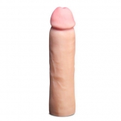 Телесная фаллическая насадка на пенис Magnum Xtender - 23 см. - Blush Novelties - в Ангарске купить с доставкой