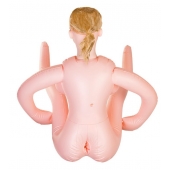 Надувная секс-кукла с реалистичной головой и поднятыми ножками - ToyFa - в Ангарске купить с доставкой