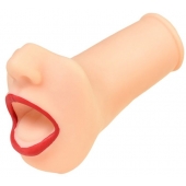 Мастурбатор-ротик с алыми губами - ToyFa - в Ангарске купить с доставкой