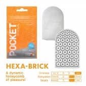 Карманный мастурбатор HEXA-BRICK - Tenga - в Ангарске купить с доставкой