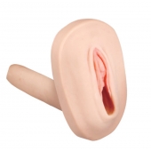 Мастурбатор-вагина с вибрацией и выносным пультом управления REALSTUFF SMOOTH   BALD - Dream Toys - в Ангарске купить с доставкой