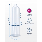 Презервативы MY.SIZE размер 64 - 10 шт. - My.Size - купить с доставкой в Ангарске